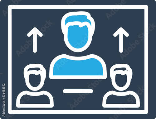 Business management Vector Icon

