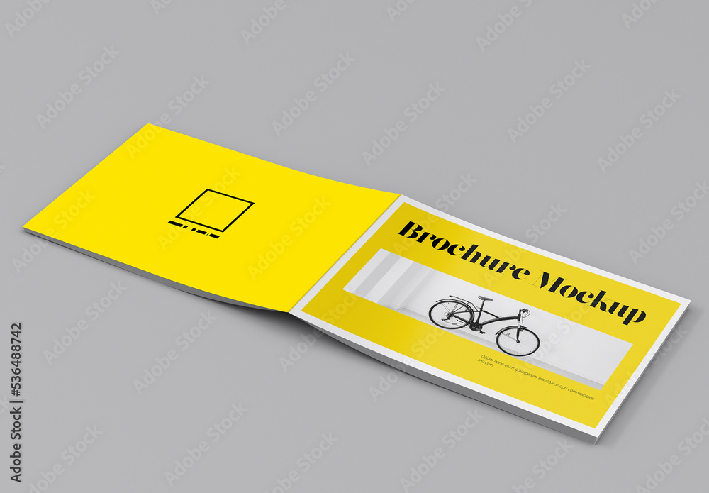 A4 Cover Magazine Mockup Stock Template | Adobe Stock