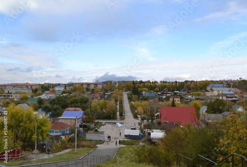 panorama of the city of the city