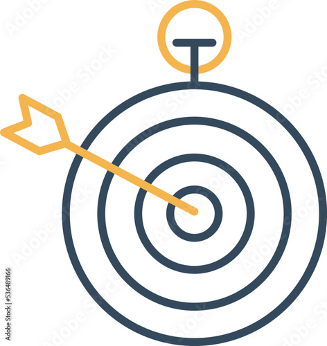 Target Board Vector Icon
