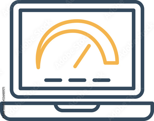 speed test Vector Icon
