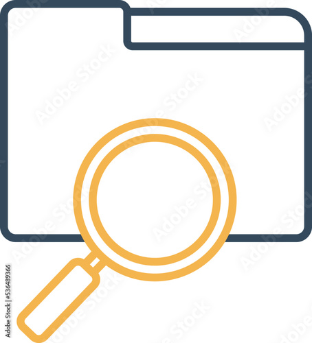 Search folder Vector Icon 