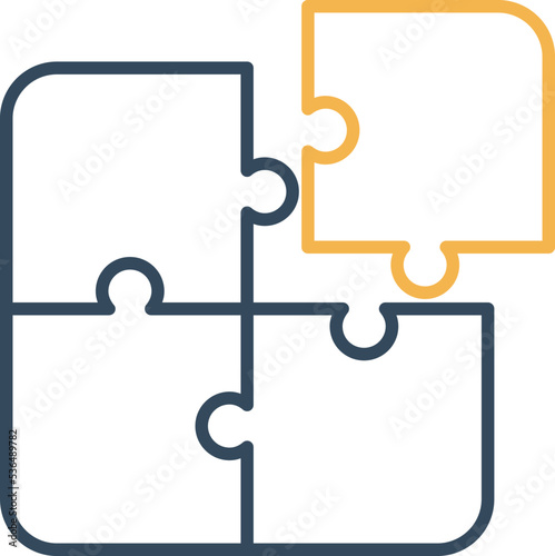 avatar puzzle Vector Icon

