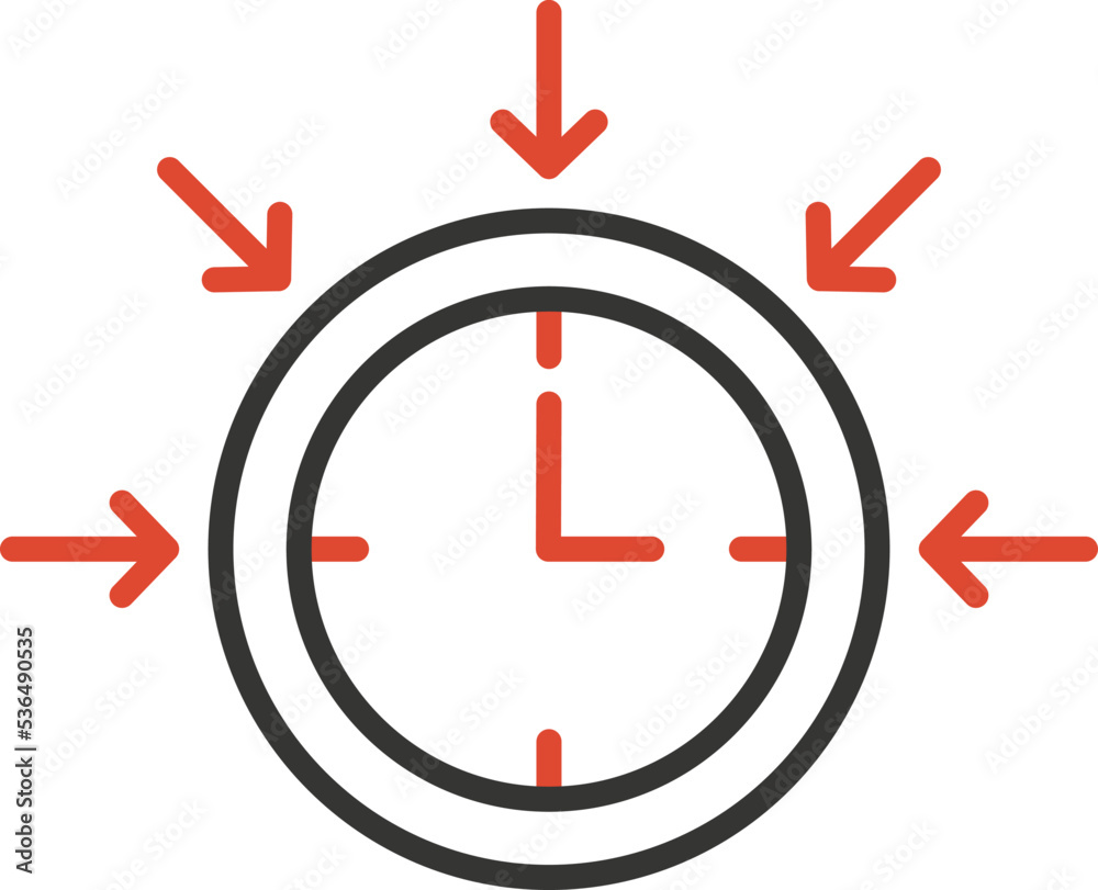 Time target Vector Icon
Time target Vector Icon