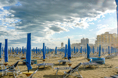leerer Strand in Jesolo