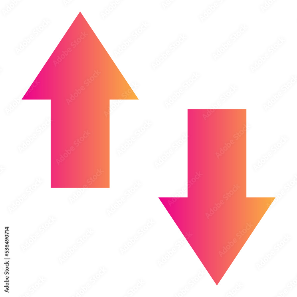 it's an icon with a red and orange gradient style glyph