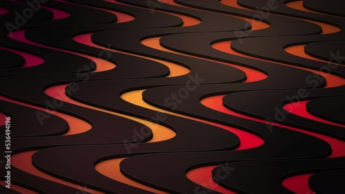 colorful background wave animation. Intro, titles, opener, presentation. Seamless loop. Dynamic animation for business