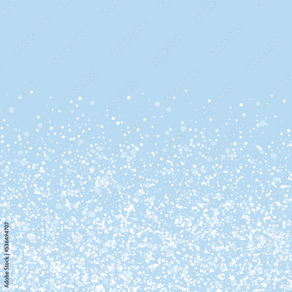 Fototapeta premium Beautiful snowfall christmas background. Subtle