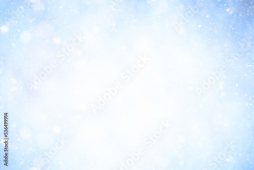 abstract blue background snow snowflakes, new year, glow design © kichigin19