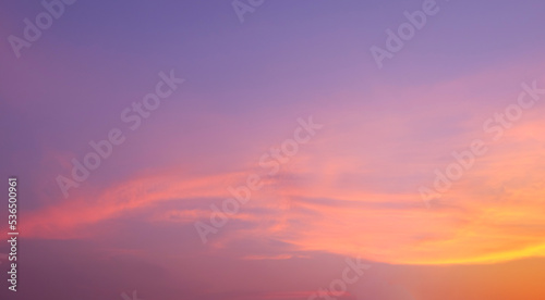Clouds and sky at sunset © thothongkhonniyom