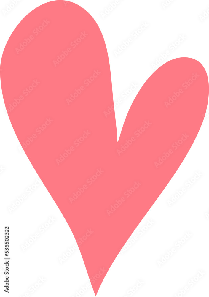 Pink Heart Illustration Pink Heart Illustration