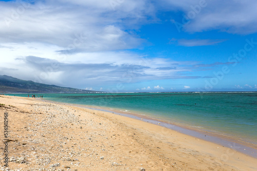 La Saline beach  La Reunion island  france