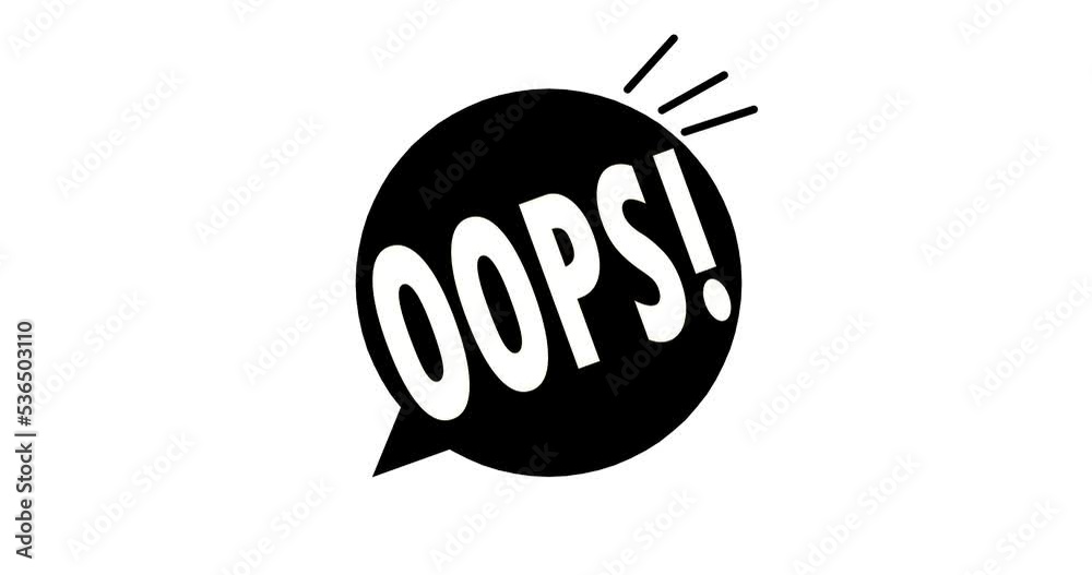 oops, oops logo, error icon, error 404