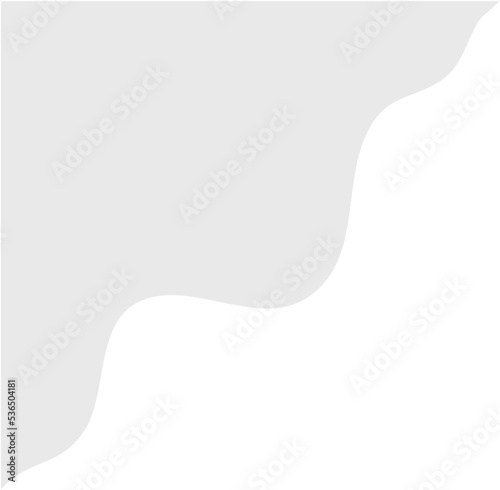 Abstract Blob Corner Border