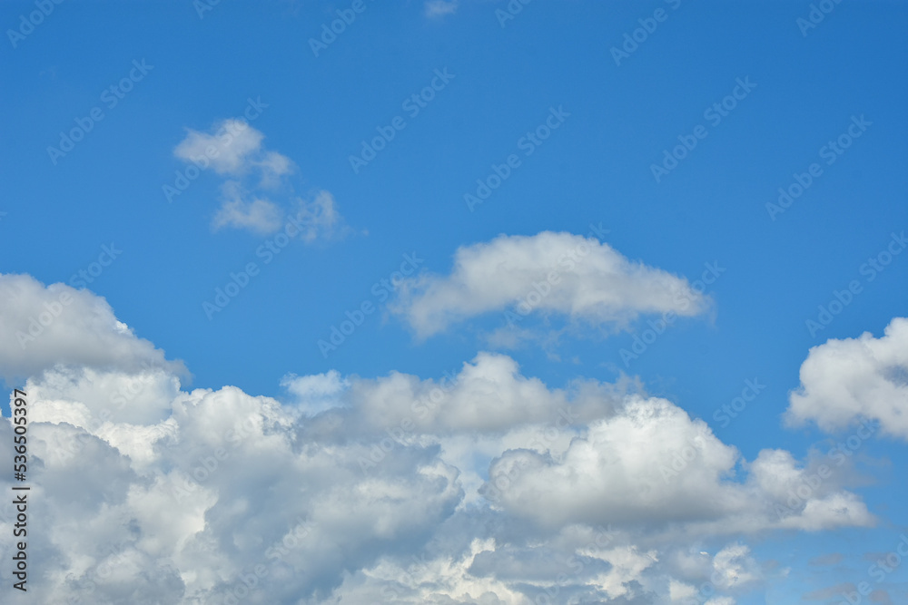 White clouds against blue sky for a backgrounds. White clouds against blue sky for a backgrounds.