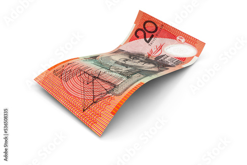 Obraz na płótnie 20 Australian Dollars Note II w salonie