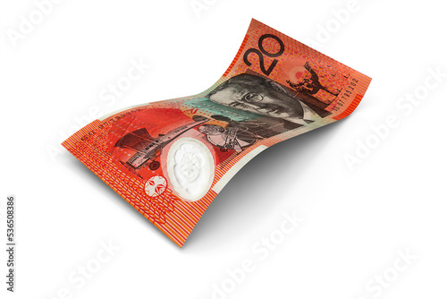 20 Australian Dollars Note I photo