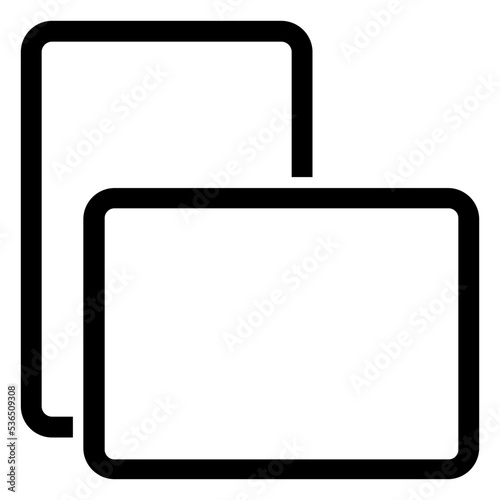Icon Art Board With Style Outline