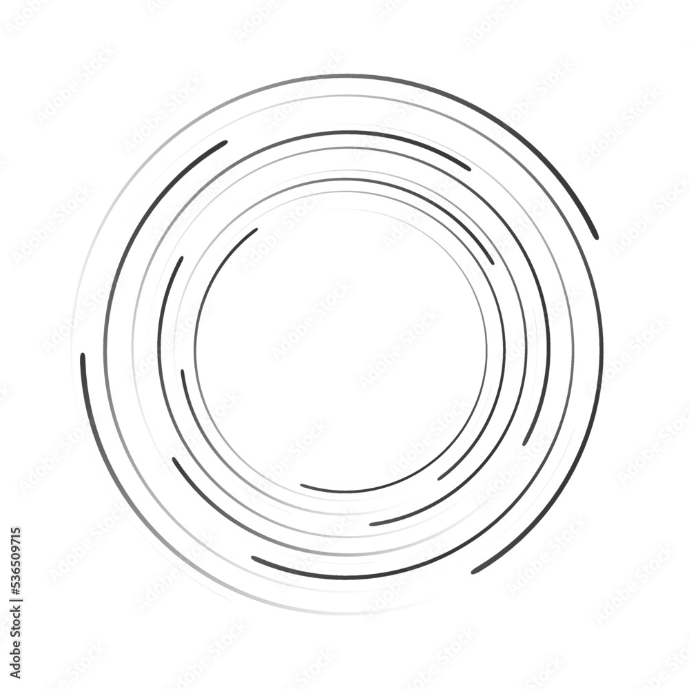 Speed lines in circle form, halftone effect, spiral round logo, design element, concentric circle elements backgrounds, abstract geometric shape, striped border frame - vector for stock Speed lines in circle form, halftone effect, spiral round logo, design element, concentric circle elements backgrounds, abstract geometric shape, striped border frame - vector for stock
