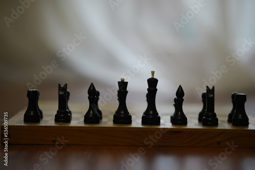 chess board game for ideas and competition and strategy, Planning and Decision concept