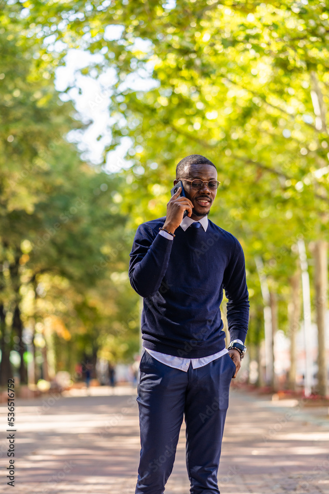 Talking on the phone while standing outside Talking on the phone while standing outside