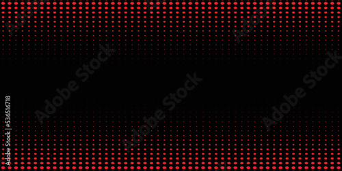 Black abstract background and red dot 