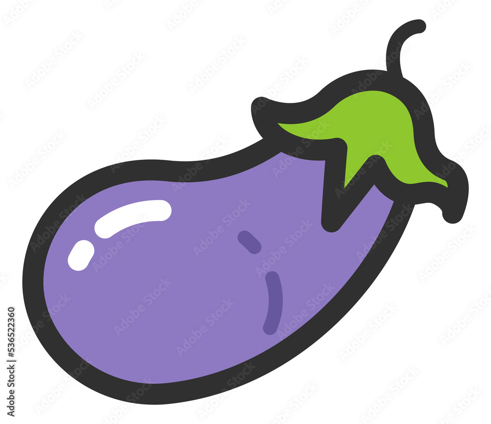 Eggplant icon. Aubergine sign. Purple healthy vegetable Eggplant icon. Aubergine sign. Purple healthy vegetable