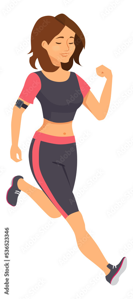Running woman. Athlete on competition. Marathon training Running woman. Athlete on competition. Marathon training