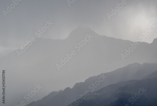 mountains in south tyrol in city Meran, Italy