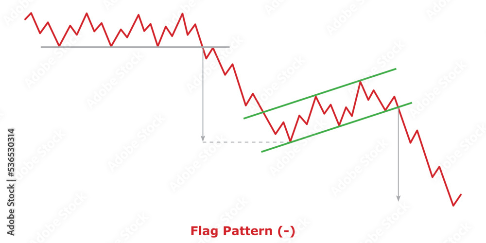Flag Pattern (-) White & Black Flag Pattern (-) White & Black