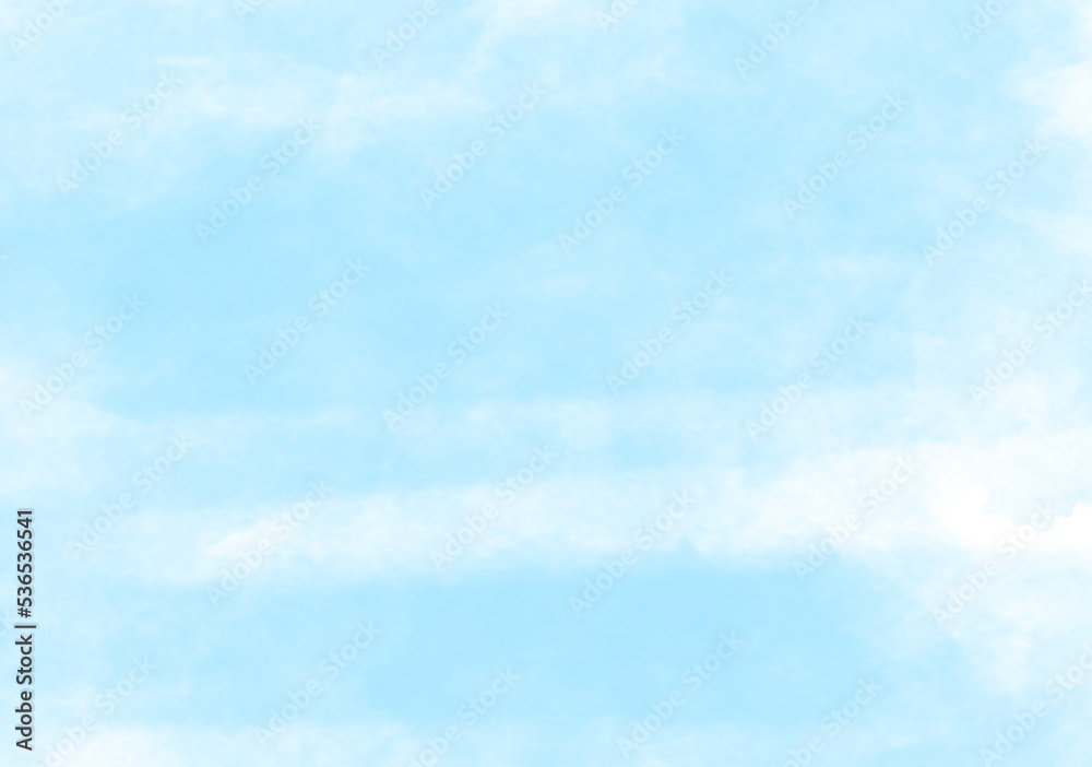 Fototapeta premium zima tło watercolor farby malować przezroczysty plama chmura rozbłysk akwarela ręczne papier obraz