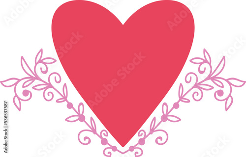 Cute colorful heart. Valentine s day symbol. 