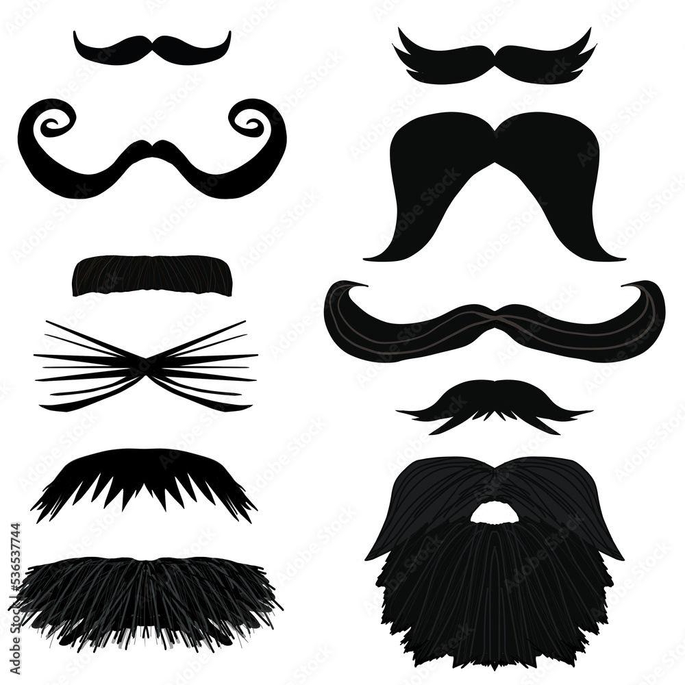 Black mustache without background. Mustache and beard png. Black mustache without background. Mustache and beard png.