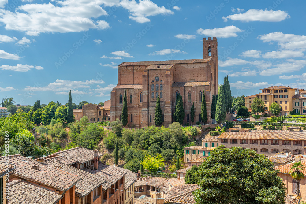 Obraz premium Basilica di San Domenico, à Sienne, Italie