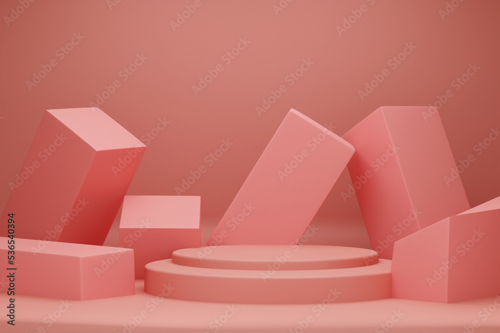 3d rendering realistic podium background 3d rendering realistic podium background