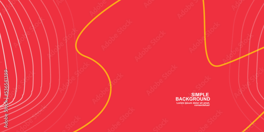simple red background with yellow line accent simple red background with yellow line accent
