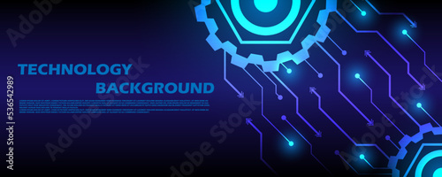 Gear wheel, technology, high-tech, future, modern, networking circuit board EP.10