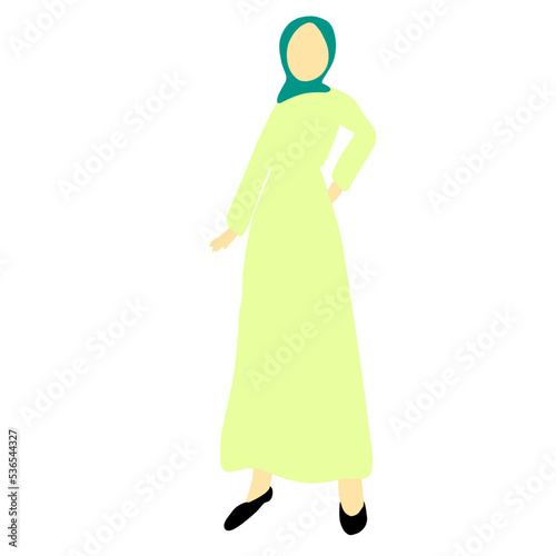 beautiful woman in hijab