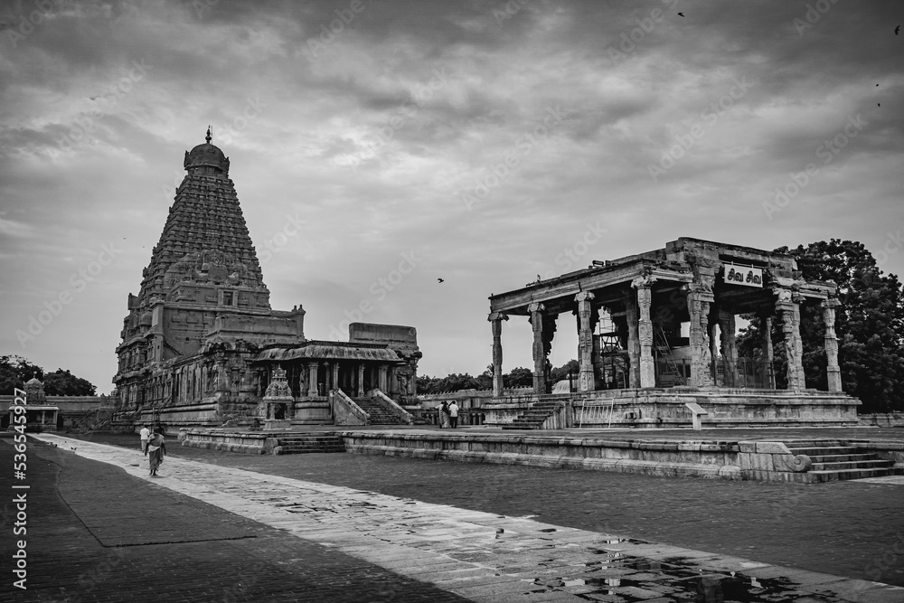 Tanjore Big Temple or Brihadeshwara Temple was built by King Raja Raja