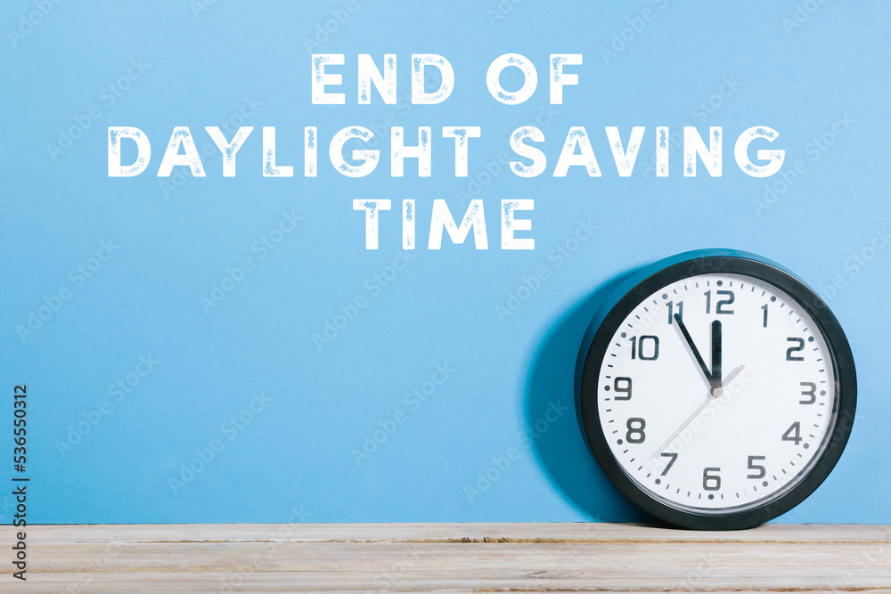 End of daylight saving time, Clock short before twelve