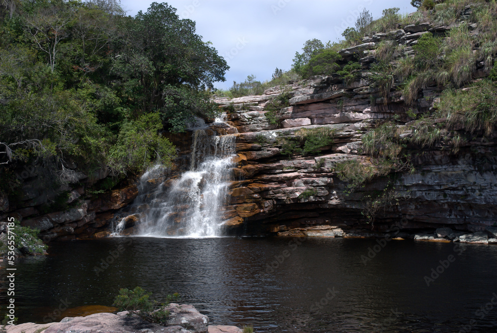Fototapeta premium Devil's Well, Bathhouse - Chapada Diamantina - Lençóis - Bahia, Brasil