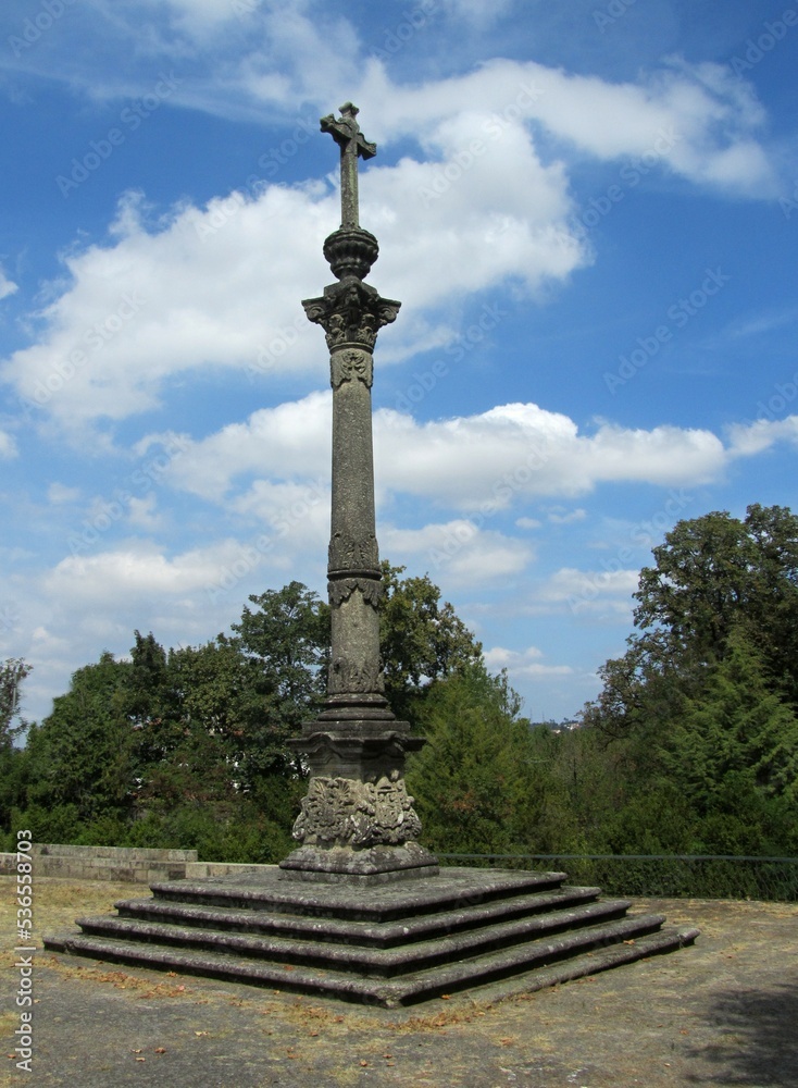 Cruzeiro de Paço de Sousa, historic cross with column, Porto - Portugal