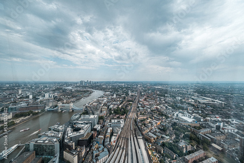 London Cityscape Aerial Panorama View