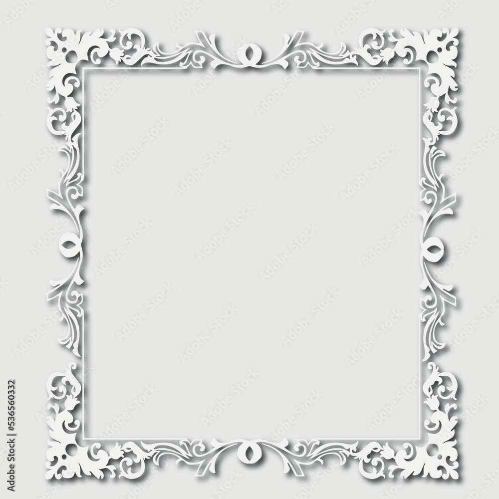 Frame, in the style of an ornament, Vector illustration eps 10, Art. Frame, in the style of an ornament, Vector illustration eps 10, Art.