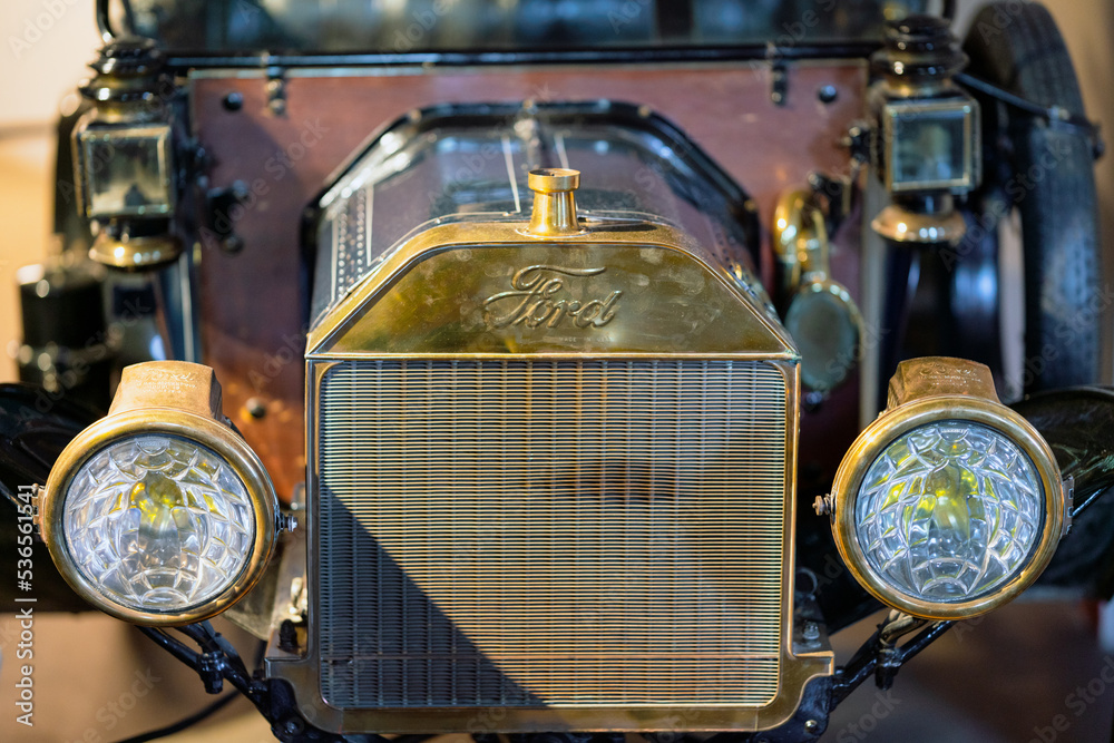 Ford model t oldtimer classicar car. Restoration, collector and vehicle