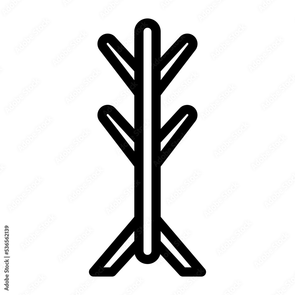 Obraz premium stand line icon