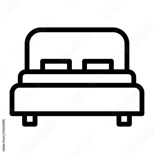 bed line icon