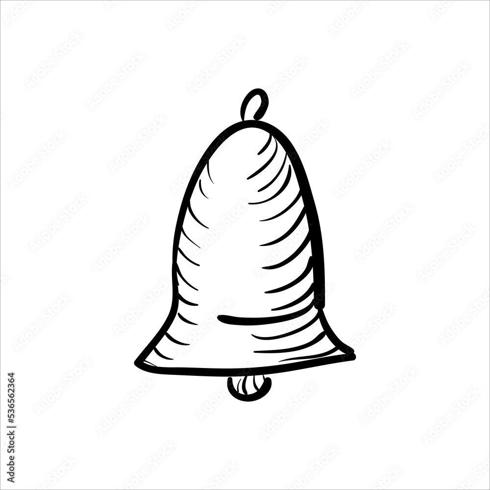 art illustration hand draw vector symbol icon of bell art illustration hand draw vector symbol icon of bell