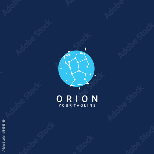 Orion logo desing icon vector