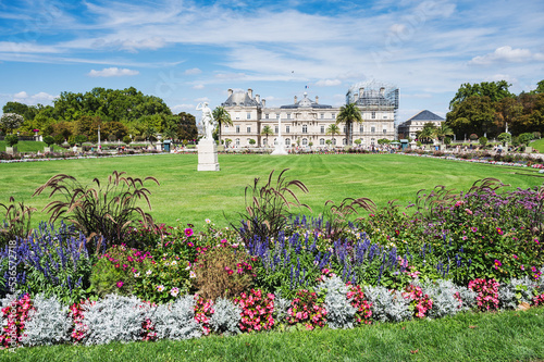 Εκτύπωση καμβά Luxembourg Gardens located between Saint-Germain and Latin Quarter in Paris, France
